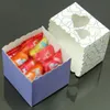 Cake S 50pcs Love Heart Candy Boxes con bomboniere Gifts Box Box Christining Baby Shower Wedding Souvenir per la festa per gli ospiti Supply 230508