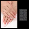 Falsche Nägel Forma Nail French Silikonaufkleber für Dual Forms System Full Cover Quick Building Mold Tips Extend Zubehör