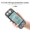Players Portable Game Players X20 Mini Handheld Game Console 4.3 Inch Portable Pocket Game Console Dual Joystick 8GB With 1000 Free Games