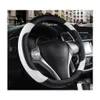Steering Wheel Covers Motoers Car Ers Protective Antislip Suede Er Warm Interior Accessories 38Cm Drop Delivery Mobiles Motorcycles Dhdbs