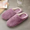 Slippers zachte bodem stomme suède vrouwen jacquard Japanse stijl niet-slip houten vloer indoor katoen