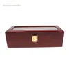 Obserwuj pudełka skrzynki 5610 Slot Watch Box Watch Storage Displage Tray Biżuteria Pudełko podróżne dla mężczyzn Kobiet Organizer Organizer Polecka Użyj 230509