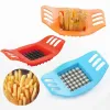 Stainless Steel Potato Cutter French Fry Cutters Plastic Vegetable Potato Slicer Chopper Kitchen Cooking Tool Potato Chip Slicer