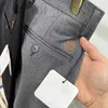 Mäns jeans Luxuriousmen's Designer Straight Leg Pants Big H Embrodery Casual byxor tvättade mode blixtlåsåtkomstkontroll denims svettbyxor plus storlek 42 GHS3