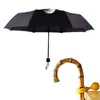 Paraplyer kvinnors paraply cool långfingret paraply vindtät vikta paraply personligt långfingret paraply 230508