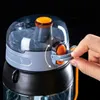 1600/2100ml Sportwasserflasche Outdoor auslaufsicher Fitness Gym Training Stroh Wasserbecher Shaker Flasche mit tragbarem Griff