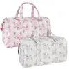 Duffel Bags Большой туристический кусочек для женщин розовый синий отпечаток лука в выходные дни открытые легкие спортивные спортивные сумочки на открытом воздухе