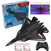 Electric/RC Aircraft SU-57 Plane RC Foam Aircraft 2.4G Radio Control Glider Remote Control Fighter Glider Plan Airplane Foam Boys Toys for Children 230509