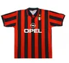 Retro-Trikots nach Hause FUSSBALLTRIKOTS Gullit Maldini Van Basten Fußball KAKA Inzaghi Mailand PIRLO SHEVCHENKO BAGGIO Mailand 88 89 91 92 93 94 95 96 97 98 99 00 1995 1999 2000