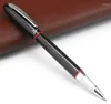 Picasso 907 marka Montmartre Pimio Metal Black Roller Ball Pen with Red Pierścień Oryginalne pudełko Fine Nib Writing Gift