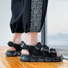 Sandals Summer Hollow Shoes Korean Version Fashion Sports Trend Popcorn Men's Increase Temperament White 230508