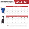 Ensembles de maillots de cyclisme Santic Ensembles de cyclisme pour hommes Été VTT Cuissard à bretelles Maillot de cyclisme Costumes Chemises de vélo Ensemble de vêtements de sport d'équitation Taille asiatique 230509