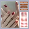 Faux Ongles 1/2/3/5 Longs Faux Courts Charme Press-on Handheld Ongle Manucure DIY Beauté Accessoires Petits Conseils Jaune