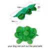 Speelgoed Snuffelhond Speelgoed Piepend Pluche Snoepdispenser IQ-puzzelspeelgoed Anti-stress Interactieve bal Hond Snuffelkom Puppy Kauwspeeltje