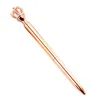 Pcs/lot Creative Crown Metal Ballpoint Pen Cute Rotary Ball Pens Business Office School Writing Supplies