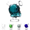 Latest Colorful Skull Pyrex Thick Glass Pipes Bubbler Filter Portable Dry Herb Tobacco Preroll Rolling Cone Cigarette Cigar Bong Holder Waterpipe Smoking DHL