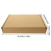 10PCS Express Kraft Board Boxes Ustawiaj zestaw do pakowania papieru do przechowywania