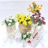 Dekorative Blumen, Kunstseide, Gänseblümchen, Blumenstrauß für Zuhause, Tischdekoration, Arrangement, Gartenparty, Hochzeit, Handwerk, Kunstpflanzen
