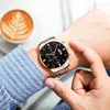 Polshorloges Fashion Quartz Kijk voor mannen roestvrijstalen heren Business Watches Designer Reloj Hombre 2023 Gratis drop mannelijke klok
