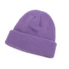 Gorro gorro/caveira tampas adultas homens gordeia lã feminina malha de skullcap chapéus elásticos unissex inverno quente casual lixo curto hip hop hatbeani