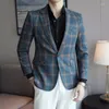 Men's Suits Rsfocus Elegant Stylish Blazer For Man 2023 Slim Fit Casual Suit Jackets Wedding Party Mens Blazers Luxury Terno Masculino XZ046