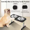 Feeding Stainless Steel Feeding Bowls Adjustable Elevated Feeder Pet Feeding Raise Cat Food Water Bowls For Large Medium Dogs wholesale