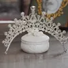 Wedding Hair Jewelry High Quality Fashion Crystal Bridal Set Bride Tiara Crowns Earring Necklace Accessories 230508