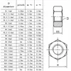 新しいM1 M1.2 M1.4 M1.6 M2 M2.5 M3 M3.5 M4 M5 M6 M8 M10 M12 M16 M20 M24 DIN934 304ステンレス鋼六角六角形ナット