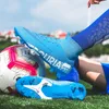 Kledingschoenen mannen voetbalschoenen tf/fg hoge enkel voetbal laarzen mannelijke tieners volwassen schoenplaatjes gras training wedstrijd sneakers 35-45 230509