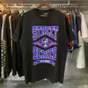 Дизайнерская модная одежда футболка футболка новая тенденция бренда Street Secret Print Высококачественный двойной прядь хлопка повседневные футболки с коротким рукавом для мужчин для женщин на продажу