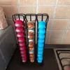 Coffee Tea Tools Practical Capsule Holder Tower Stand For 60 40 Nespresso Capsules Storage soporte capsulas nespresso Pod 230508