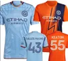 Home di New York City 23-24 personalizzato 8 Lampard 7 David Villa 10 Moralez 15 McNamara 21 Pirlo 22 Matarrata 28 Mitrita Thai di qualità Thai Soccer Kingcaps Wear