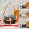 DIANE Bag Tragetaschen Umhängetaschen Schwarz Beige M46386 M46388 25cm Echtes Leder Epilog Luxus Geldbörsen Designer Handtaschen Sale Umhängetasche