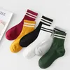 Sports Socks Funny Cute Cotton Loose Striped Crew Women Fashion Colorful Harajuku Designer Retro Long Year Christmas Gifts