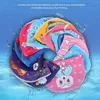 Bonnets de bain Bonnet de bain pour enfants mignon tissu élastique dessin animé bonnet de piscine enfants adorables protègent les oreilles chapeau de natation pour garçons filles P230509