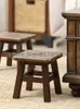 Ubrania do przechowywania garderoby w stylu europejskim proste stołek domowy stolik lite drewno małe ławkę salon stolik kawowy sofa podnóżka