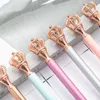 ПК/Лот креативная корона Metal Ballpoint Pen Mite Rotary Ball Pens Business Office School Propective Supplies