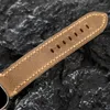Bracelets de montre Bracelet de montre en cuir de vachette italien de première couche fait à la main pour Apple 49MM 45MM 44MM 42MM Bracelet souple marron clair