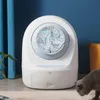 Scatole completamente chiuse Smart Automatic Lettiera Cat Cancella Terrena staccabile Scavabile Accessori per lettiera per gatti Odore dedicato