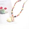 Chaînes 2023 Style bohème corde chaîne feuille plume motif pendentif pour femmes bijoux fins Collares déclaration collier