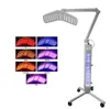 2024 Professionnel 7 couleurs LED Stand photodynamique PDT Machines Rajeunissement de la peau Salon de beauté Utiliser un masque facial Bio Light Therapy Photon Skin Tr