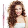 Złącza CKEYIN 9 mm Elektryczne rurler do włosów Ceramiczna powłoka Curling Iron unisex różdżka mini domowa stylistyka Waver 20W 230509