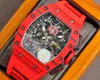 Richard's Mille da polso meccanico Nuovi orologi Cronografo Rm11-03 Meccanico di lusso per uomo Fabbrica di fascia alta Design superbo Alta qualità Aaa