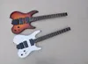 플로이드 로즈 로즈 우드 프렛 보드와 함께 두 가지 색상 헤드리스 일렉트릭 기타