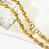 Correntes Fate Love Brand 60cm Men Declaração Colares Cadeia Chain Gold Color Copper Metal Fashion Jewelry