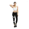 Active Pants Women Fitness Sports Leggings High midja Yoga Running Compression Trousers Sportwear Gym Clothes Athletic