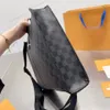 Bag de designer de moda Viaje a pasta obrigatória adequada para trabalhadores de escritórios, deslocando a bolsa de negócios com espaço para o seu computador