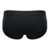 Mustrantas icool de cor sólida compressão de compressão masculina esportes de fundo sensual shorts de roupas íntimas rápidas secagem respirável fitness fitness