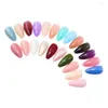 False Nails Delicate Diverse Styles Matte Press On Easy To Paste 24 Grids Artificial Beauty Supplies