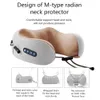 Other Massage Items U Shaped Neck Pillow Heating Vibration Kneading Electric Cervical Shoulder Protection Relaxing r 230508